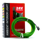Ambient LED-belysning – Grön – 24V – 5000 (500cm)