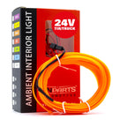 Ambient LED-belysning – Orange – 24V – 5000 (500cm)