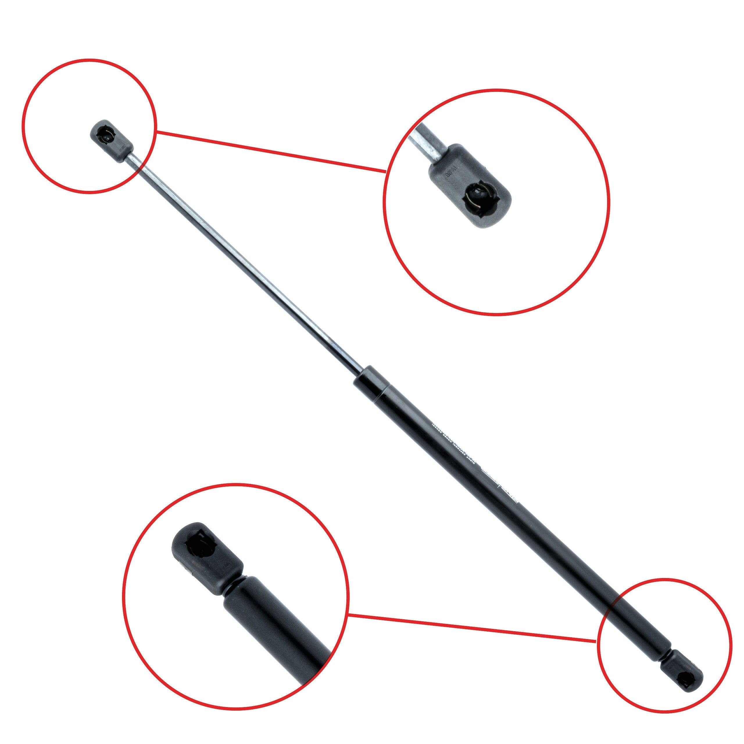 Gasfjäder till baklucka VW Golf V/Golf VI – 528 mm/ 420 N
