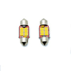 LED-lampa för bil – C5W – SV8.5–8 – 5000K – 12 LED – SMD 4014 – 31 mm – 2-pack