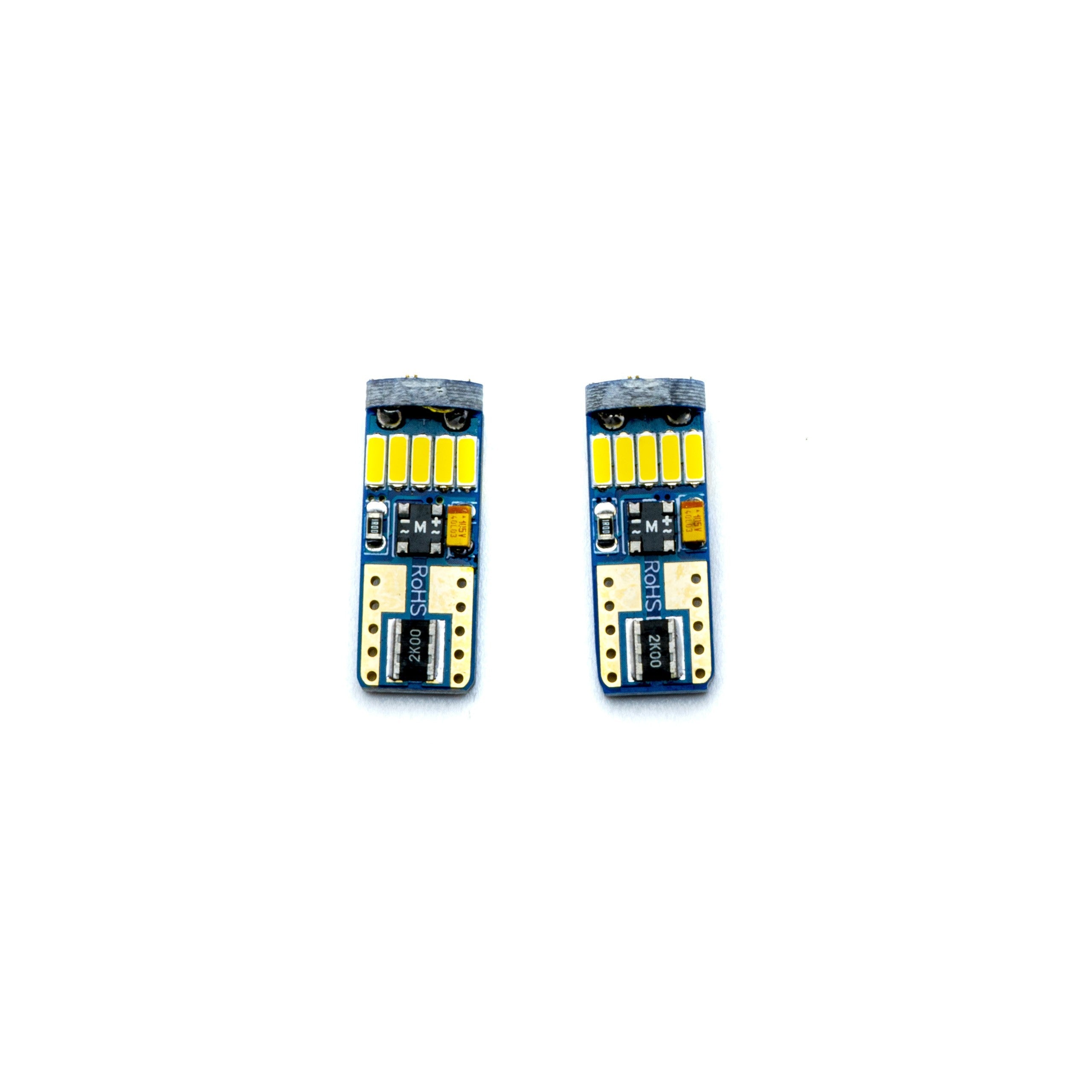 LED-lampa för bil – W5W – W2,1x9,5d – 5000K – 15 LED – SMD 4014 – 24 mm – 2-pack