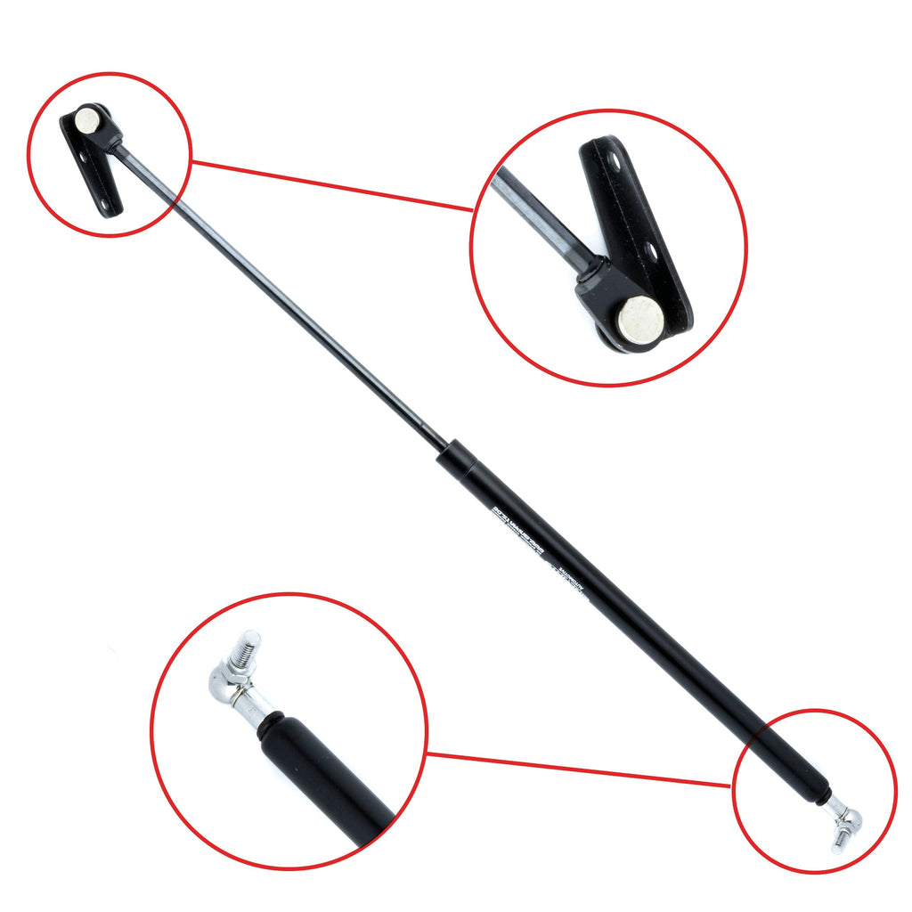 Gasfjäder till baklucka Suzuki Swift I höger – 614 mm/ 190 N