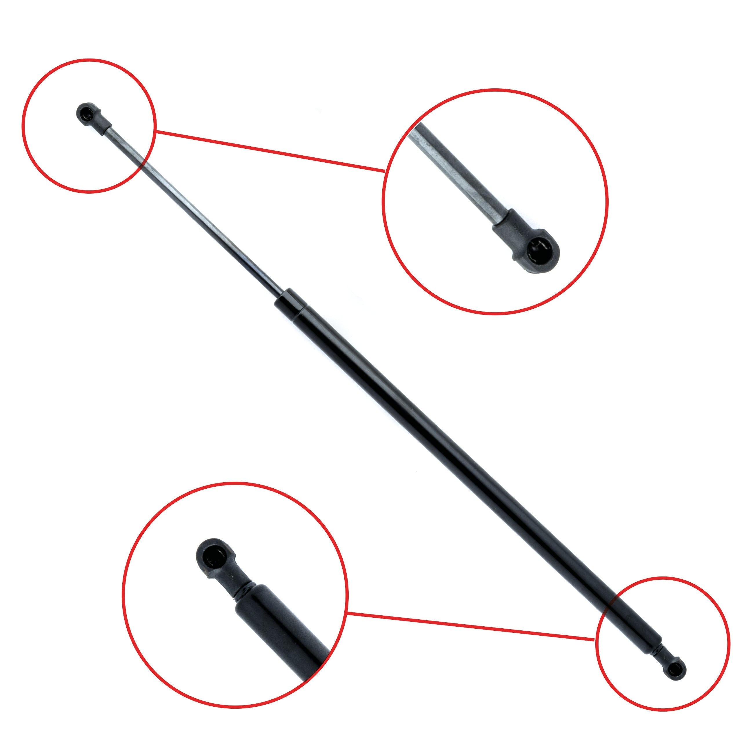 Gasfjäder till baklucka Nissan Note I – 590 mm/ 435 N