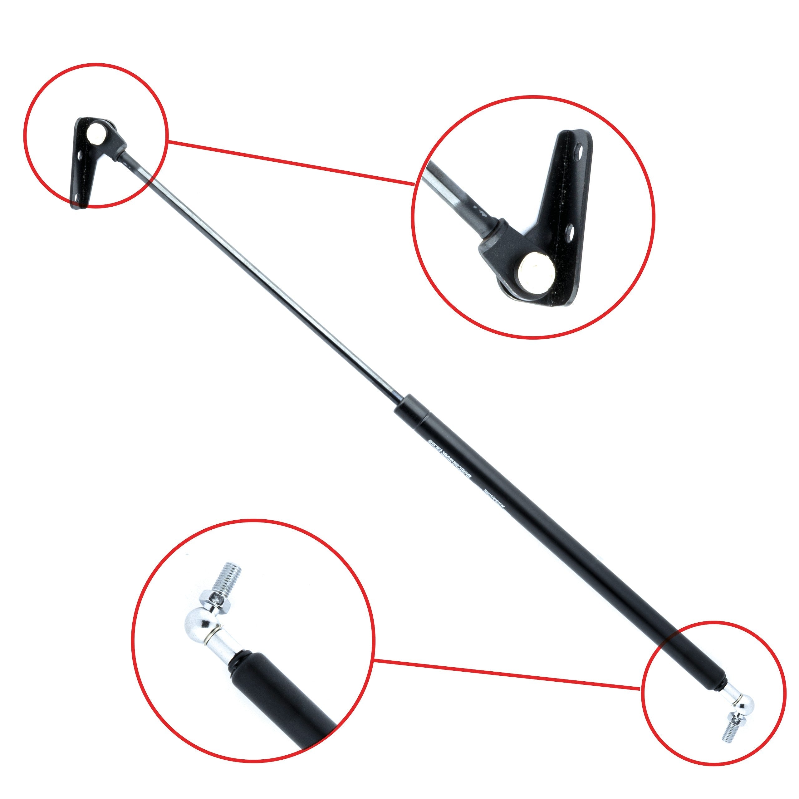 Gasfjäder till baklucka Suzuki Swift I vänster – 614 mm/ 190 N