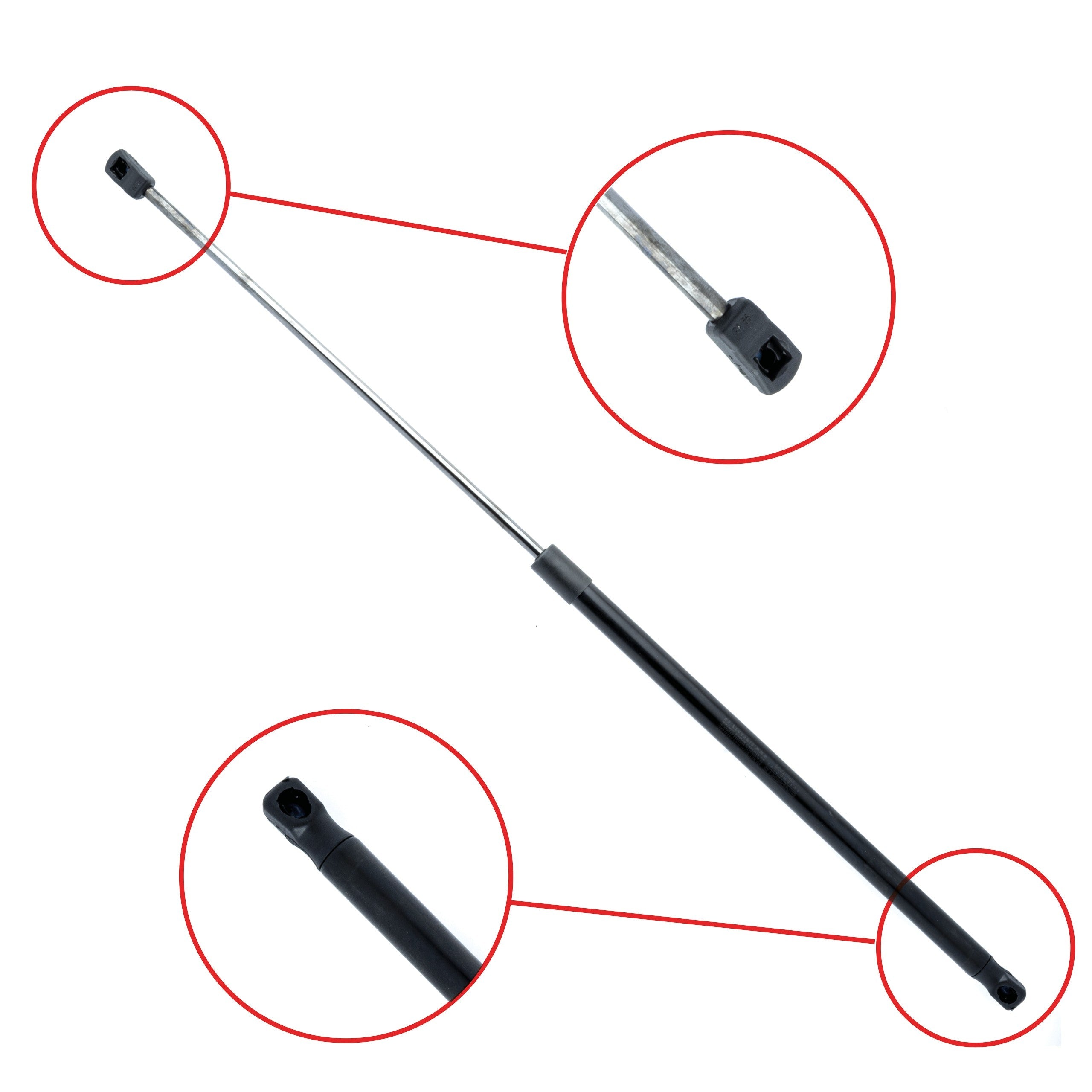 Gasfjäder till motorhuv Audi A6 C6/A6 C6 Allroad m.fl. – 720 mm/ 180 N