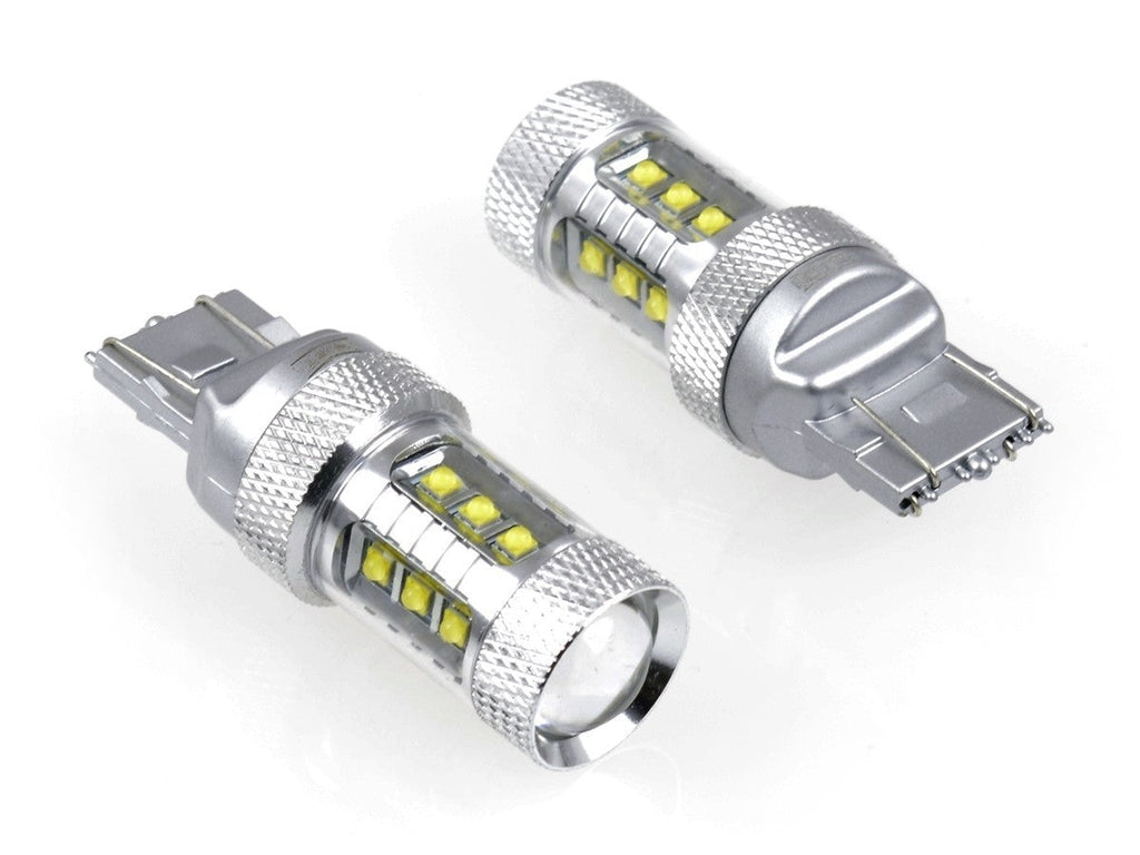 LED-lampa för bil – W21W – W3x16q – 6000K – 16 LED – CREE XT-E – 2-pack