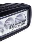 LED-arbetslampa – 18 W – 6000K – 6 LED – 2430 LM – 160 mm