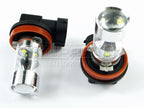LED-lampa för bil – H8 – PGJ19–1 – 6000K – 9 LED – CREE XB-D – 2-pack