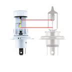 LED-konverteringssats – H4 – 6000K – 9V - 16V – P43t – 2-pack