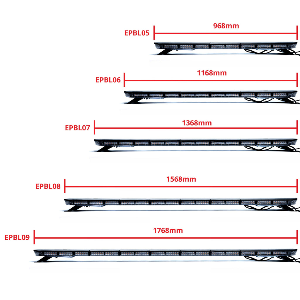 LED-varningsljus – 1700–1800K (Orange) – 456 W – 9V - 32V – 1168 mm