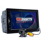 2-DIN-bilstereo – Svart – 9V - 16V