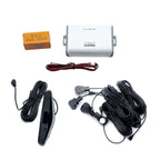 Parkeringssensor med display – Vit – ultraljudssensor – 4 sensorer – 4x 2,5 m