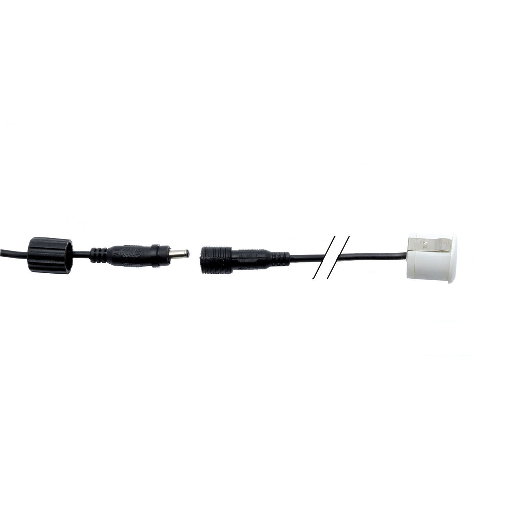 Parkeringssensor med display – Vit – ultraljudssensor – 4 sensorer – 4x 2,5 m