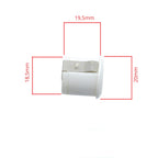 Parkeringssensor med display – Vit – ultraljudssensor – 4 sensorer – 4x 2,5 m