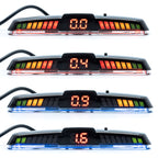Parkeringssensor med display – Koppar – ultraljudssensor – 4 sensorer – 4x 2,5 m