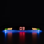 Parkeringssensor med display – Olivgrön – ultraljudssensor – 4 sensorer