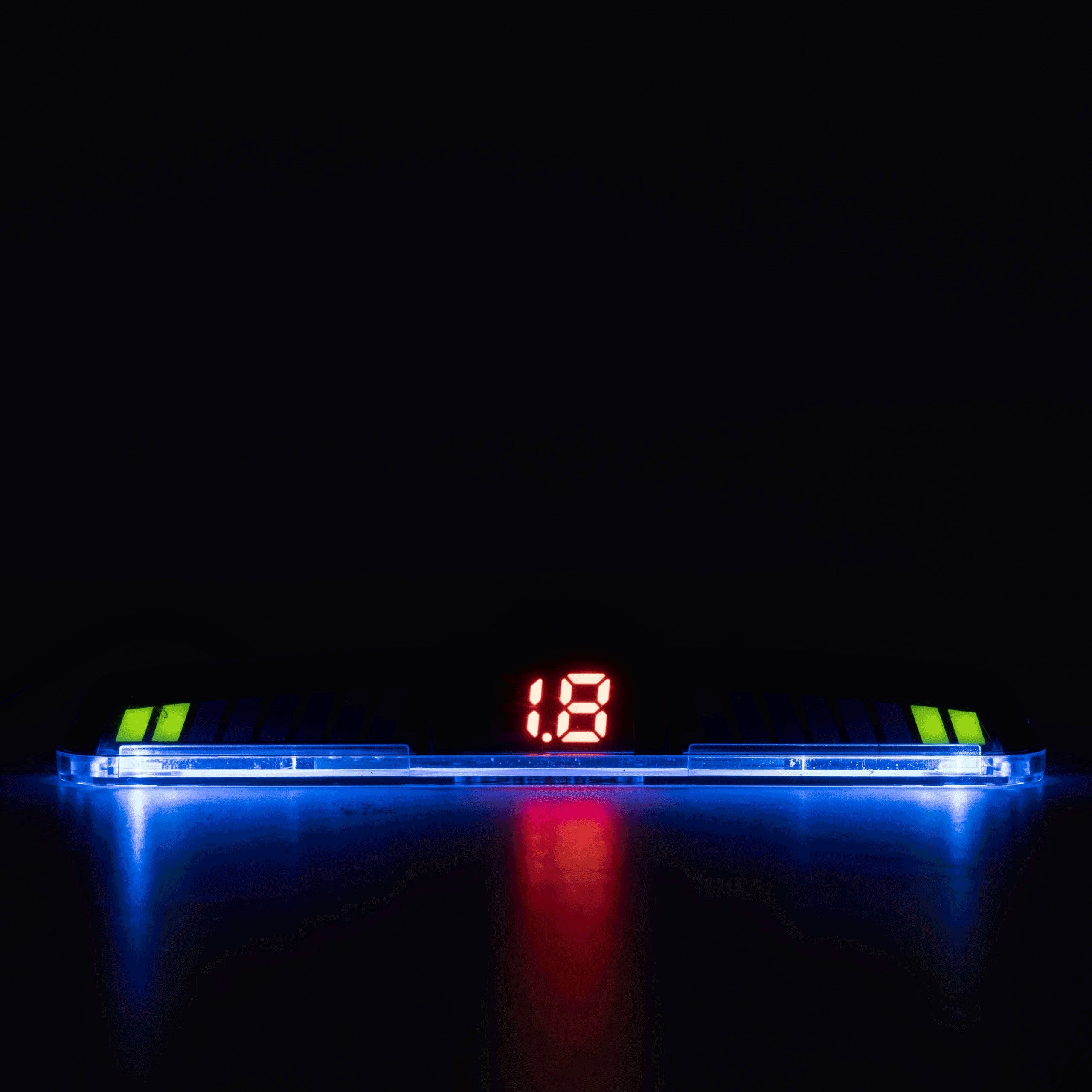 Parkeringssensor med display – Askgrå – ultraljudssensor – 4 sensorer – 4x 2,5 m