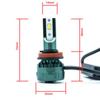 LED-konverteringssats – H8 – 6000K – 12V - 24V – 4 W