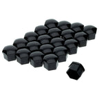Hjulmutterskydd – Svart – 20-pack