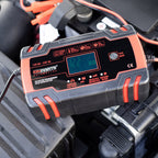Billaddare – 24 V, 12 V, 230 V AC – 17x10x5,5 cm – Approximately 115 cm