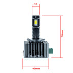 LED-konverteringssats – 6000K – 45W – D3S