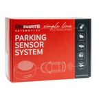 Parkeringssensor med summer – Silver – ultraljudssensor – 4 sensorer – 4x 2,5 m