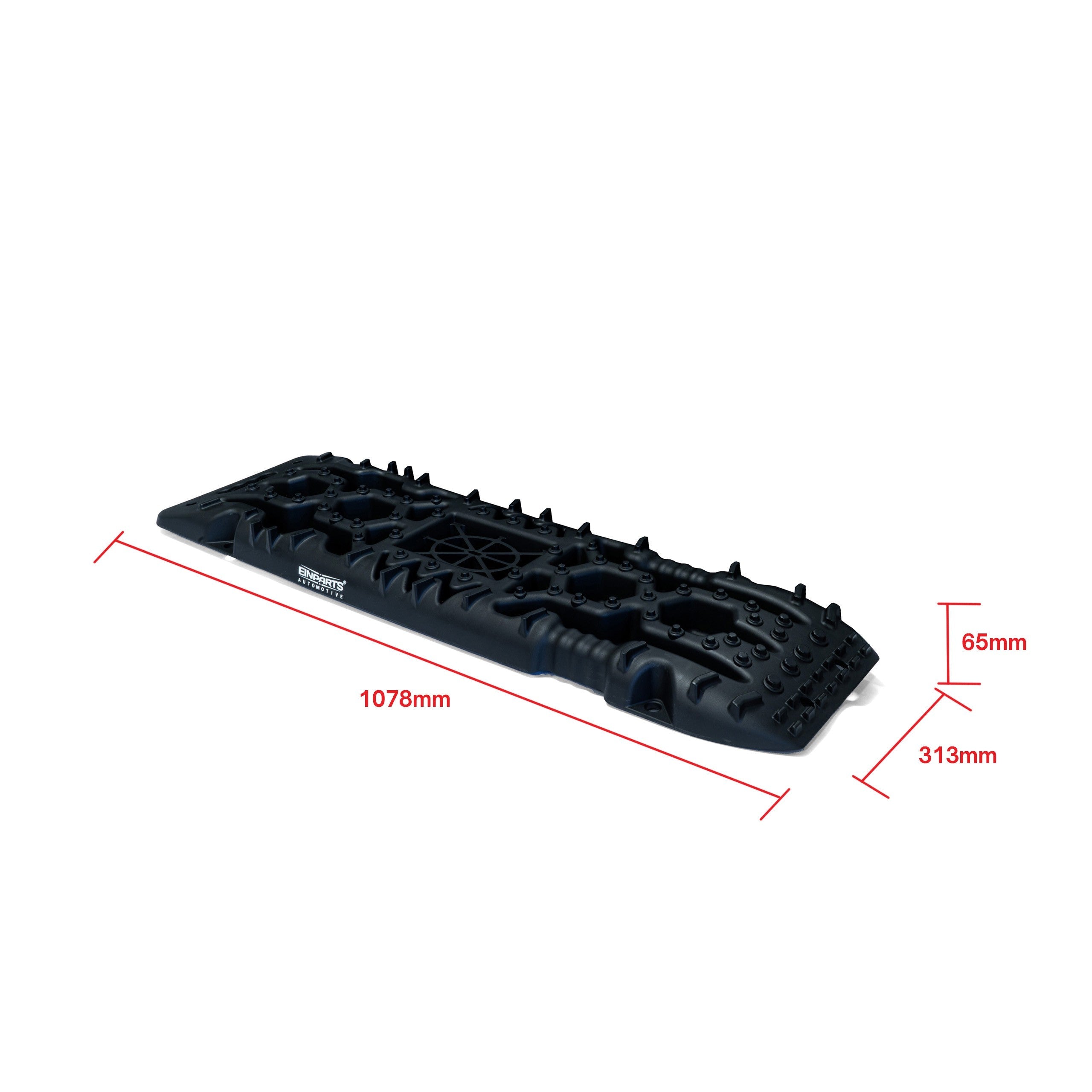 Antislirmattor – Svart – 6.5 cm – Nylon – 2-pack