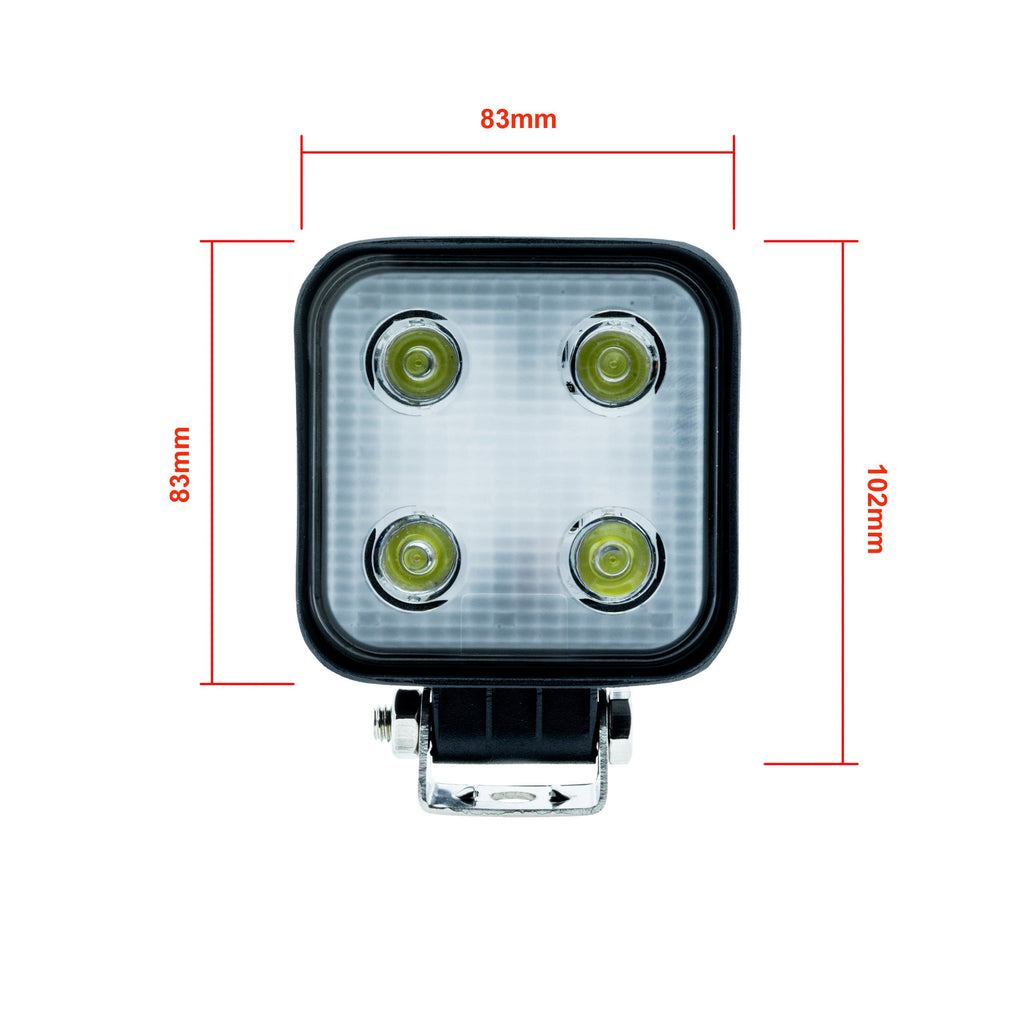 LED-extralampa – 12 V – 6000K – 4 LED – 102 mm