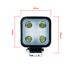 LED-extralampa – 12 V – 6000K – 4 LED – 102 mm