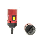 LED-lampa för bil – W21W/5W – W3X16D – 6000K – 4 LED – SMD 3570 – 50 mm – 2-pack