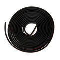 Gummilist för bil – Svart – 11 x 6 mm – 5 m – EPDM