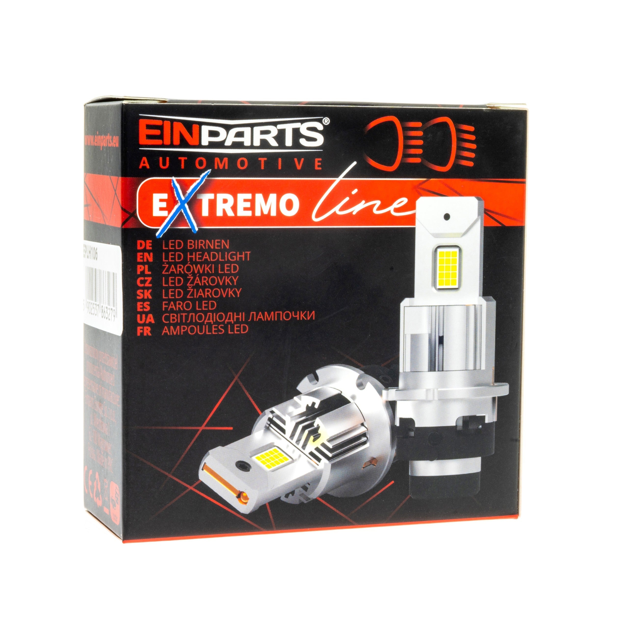 LED-konverteringssats – D4S – 6000K – 85V – P32d-5 – 2-pack