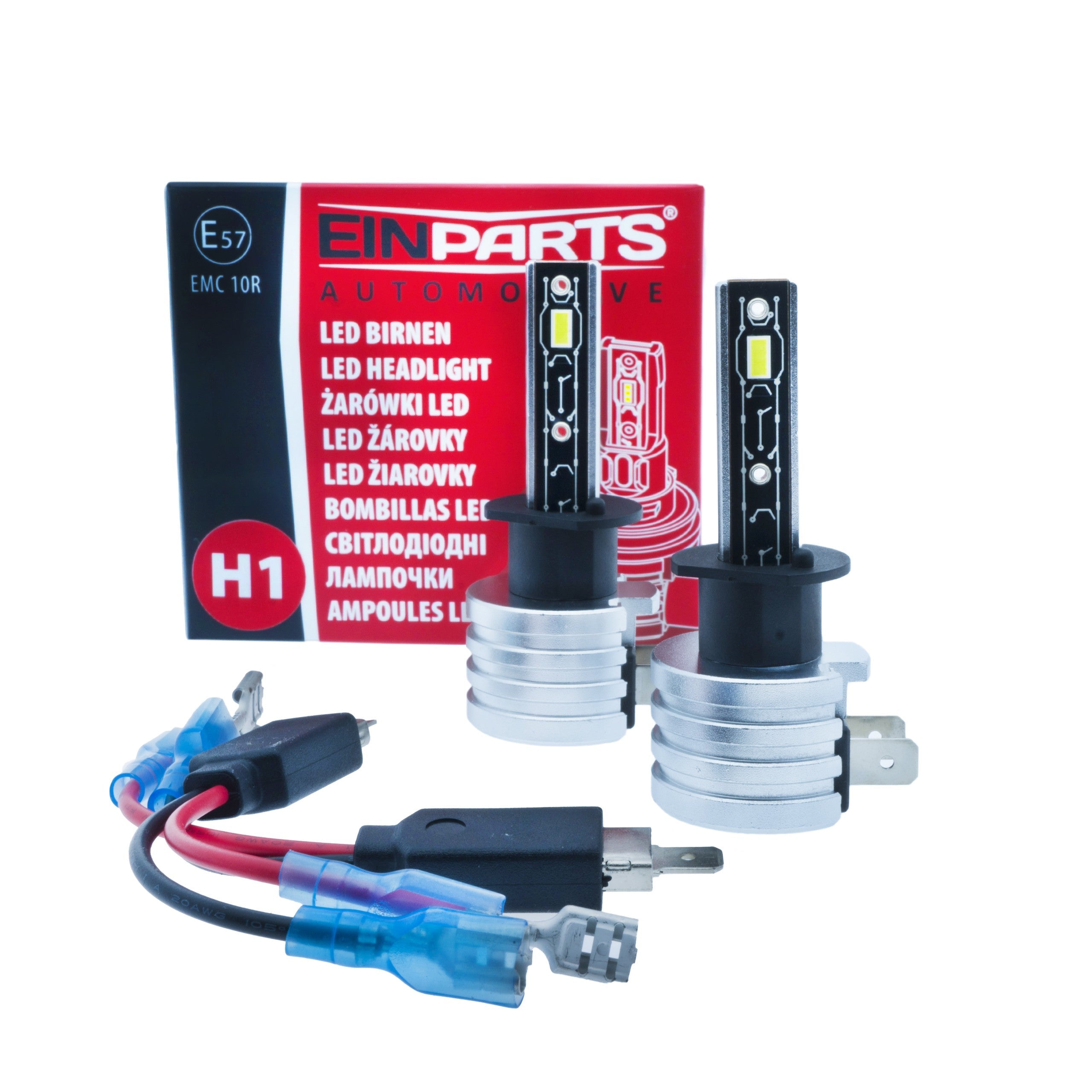 LED-konverteringssats – H1 – 6500K – 9V - 16V – 2-pack