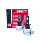 LED-konverteringssats – H3 – 6500K – 9V - 16V – 2-pack