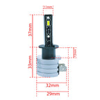 LED-konverteringssats – H1 – 6500K – 9V - 16V – 2-pack