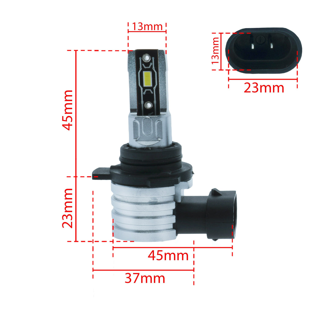 LED-konverteringssats – HIR2 – 6500K – 9V - 16V – Px22D – 2-pack