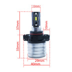 LED-konverteringssats – H16 – 6500K – 9V - 16V – PGJ19–3 – 2-pack