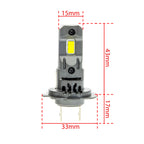 LED-konverteringssats – H7 – 6000K – 9V - 16V – PX26D – 2-pack