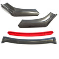 Frontsplitter – Röd inserts – ABS