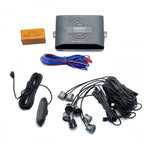 Parkeringssensor med display – Antracit – ultraljudssensor – 8 sensorer
