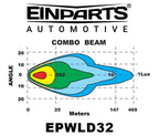 LED-extralampa – 4 LED – 12000 LM – 230 mm