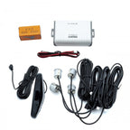 Parkeringssensor med display – Silver – ultraljudssensor – 4 sensorer – 4x 2,5 m