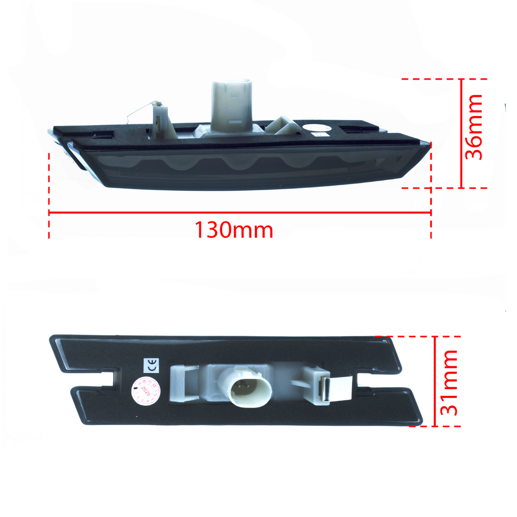 Blinkers BMW 1 E81 E82 E87 E88/3 E90 E91 E92 m.fl. – 32 × 29 mm