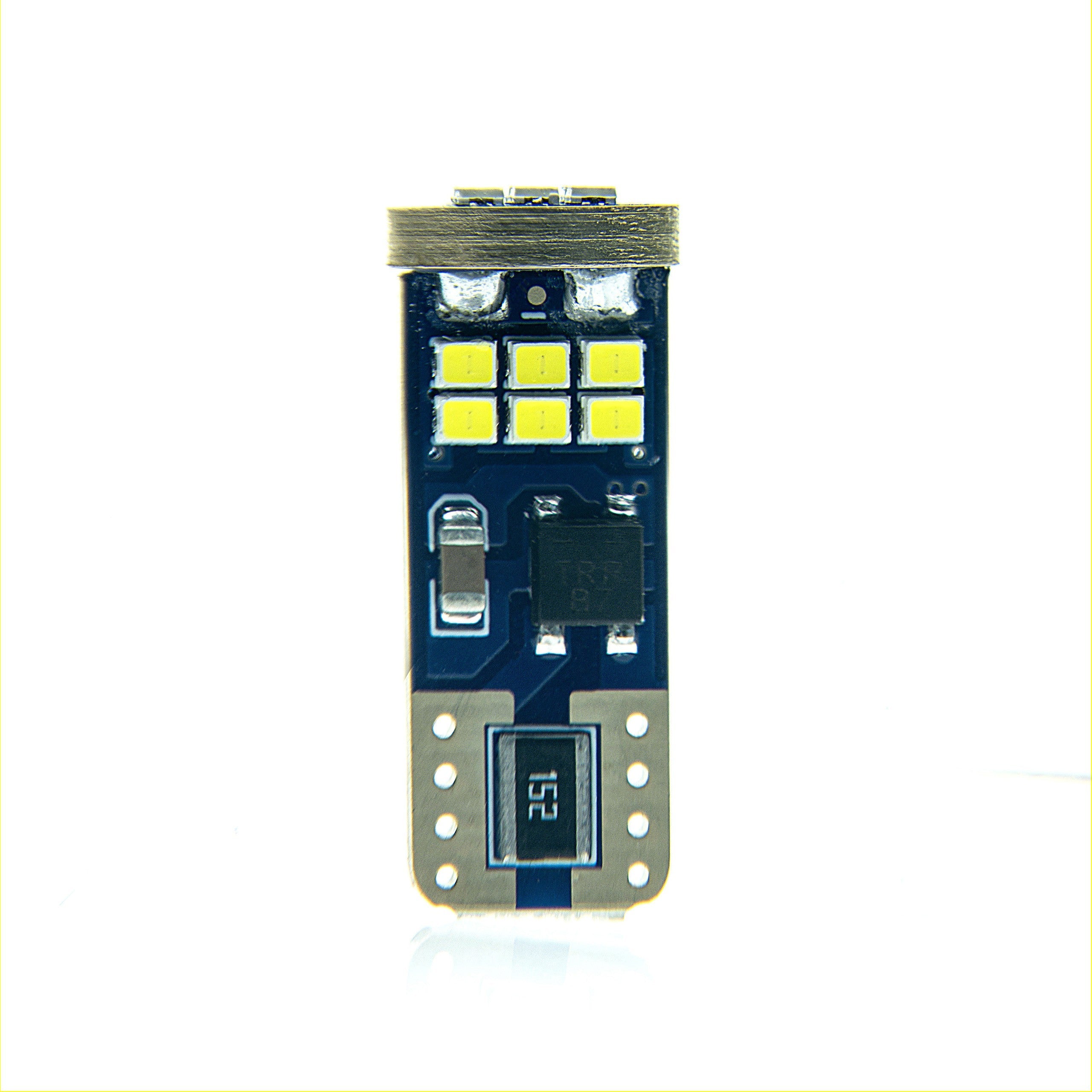 LED-lampa för bil – T10, W5W – 6000K – 18 LED – SMD 2016 – 2-pack