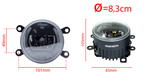 DRL- och dimljus – 6000K – 10 W – 9V - 32V