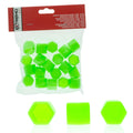 Hjulmutterskydd – Grön – Silikon – 20-pack – 17 mm