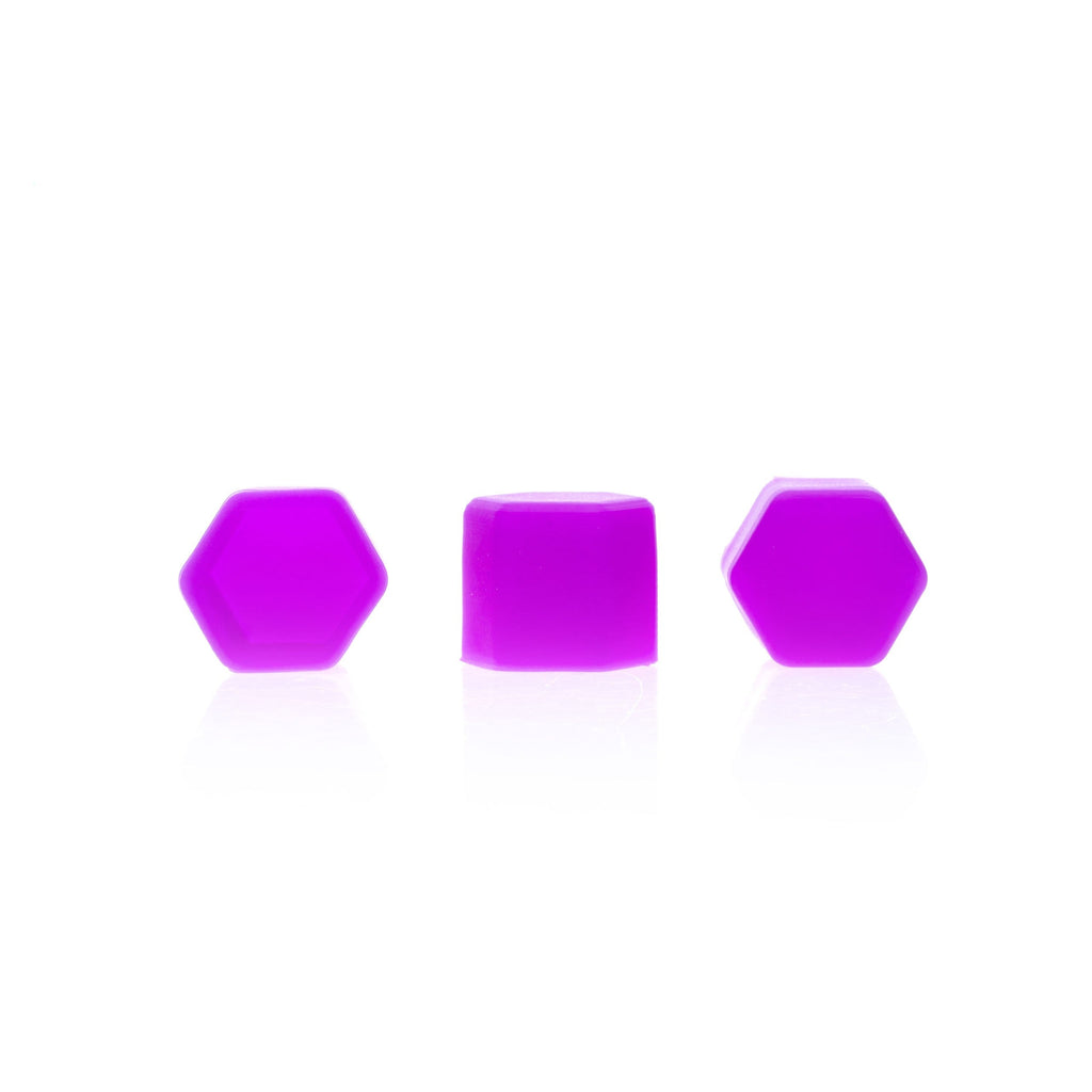 Hjulmutterskydd – Lila – Silikon – 20-pack – 17 mm