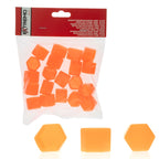 Hjulmutterskydd – Orange – Silikon – 20-pack – 19 mm