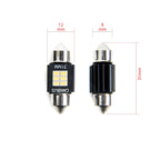 LED-lampa för bil – C5W/ C10W – SV8.5–8 – 5000K – 6 LED – SMD 2016 – 2-pack