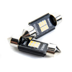 LED-lampa för bil – C5W/ C10W – SV8.5–8 – 6000K – 6 LED – SMD 2016 – 2-pack